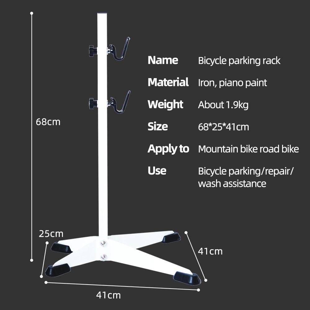 ThinkRider Bicycle Floor Parking Rack Stand For Mountain Road Bike Indoor Garage Storage Bike replacement Stand Maintenance Holder - Pogo Cycles