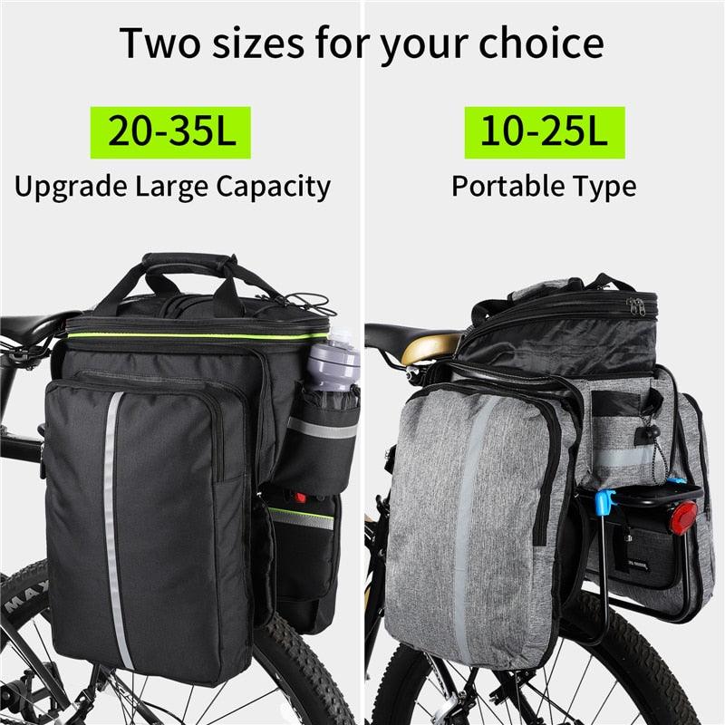 Waterproof Bicycle Saddle Bag Rear 3 in 1 - Pogo Cycles