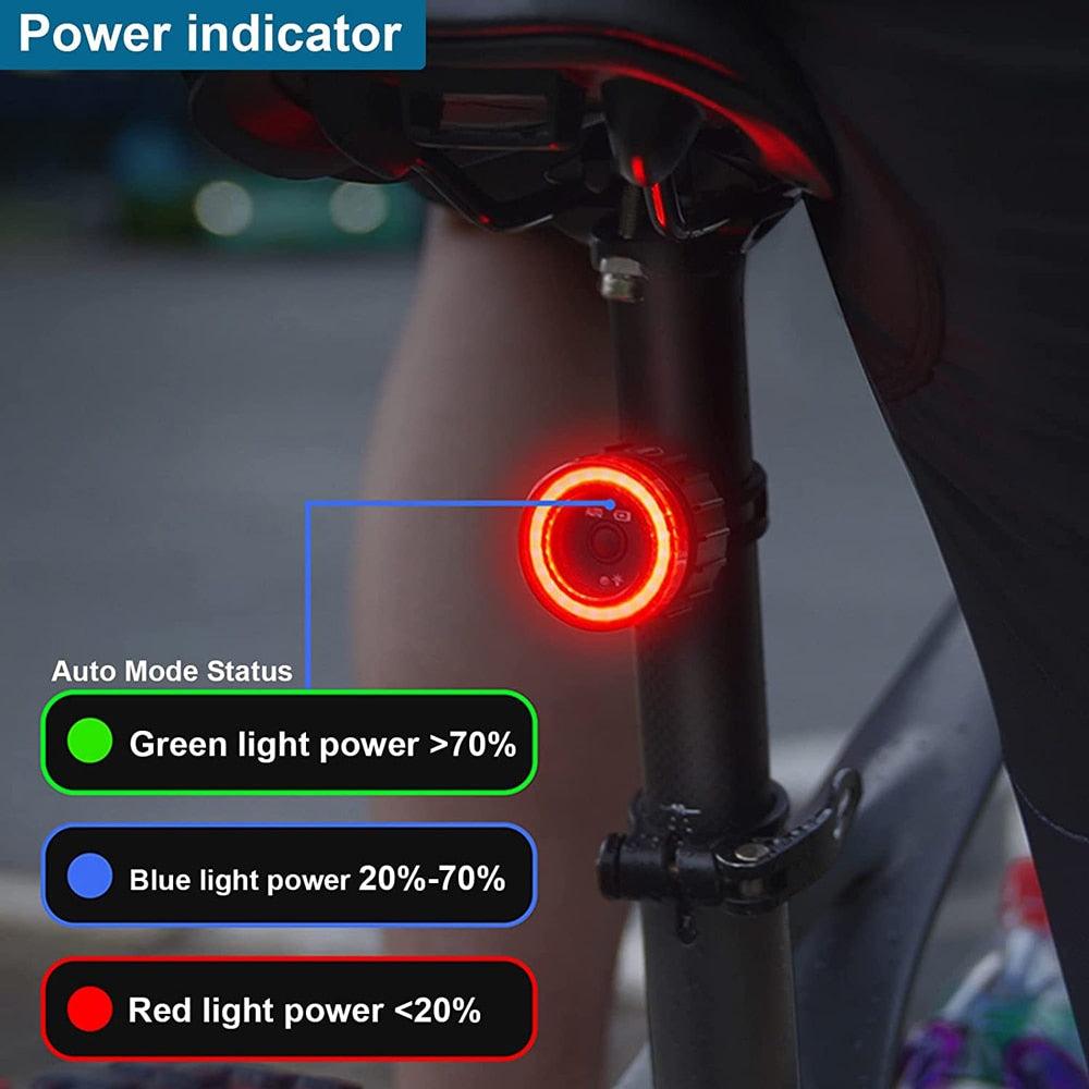 Automatic brake best sale light bicycle