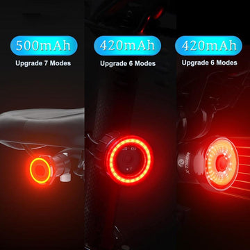 Kaufe USB Aufladbare Fahrrad Rücklichter LED Fahrrad Lichter IPX6  Wasserdichte Fahrrad Front Licht Rücklicht Radfahren Zubehör
