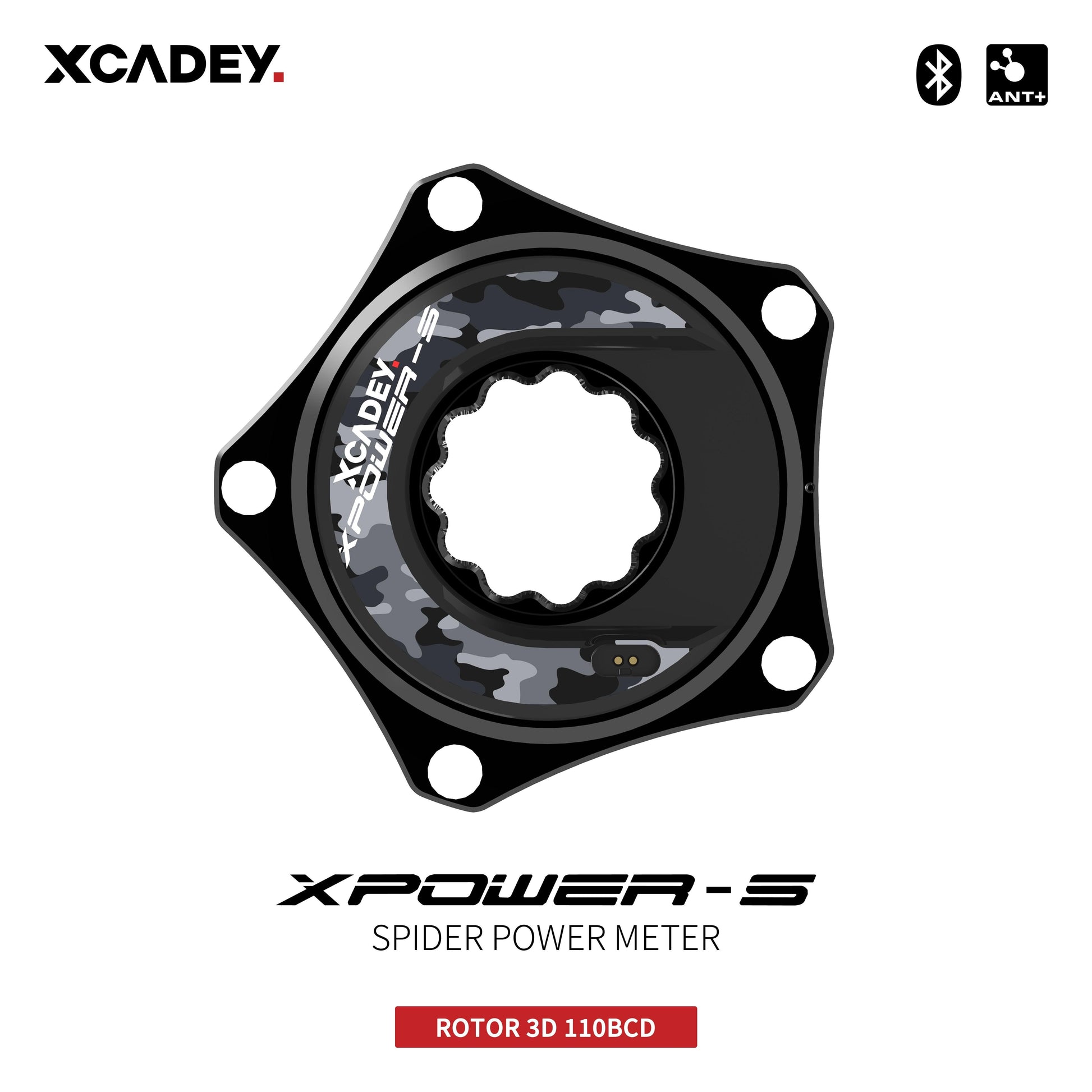 XCADEY XPOWER-S Road Bicycle Bike MTB Spider Power Meter For SRAM ROTOR RaceFce Crank Chainring 104BCD 110BCD - Pogo Cycles