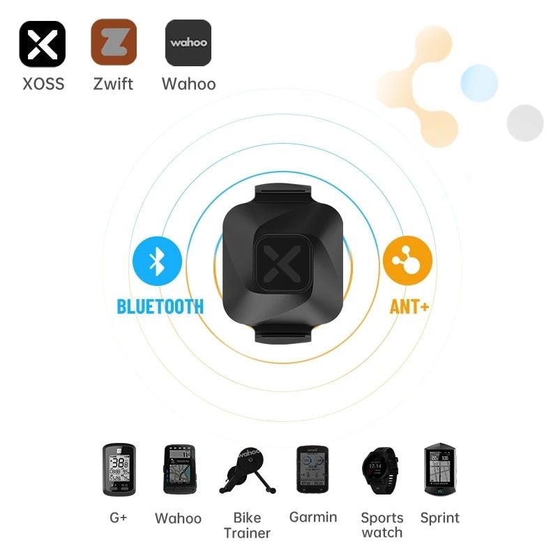 XOSS Speed Cadence Sensor Cycling Computer Speedometer ANT+ Bluetooth Road Bike MTB Compatible For GARMIN iGPSPORT Bryton - Pogo Cycles
