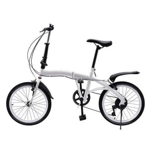 20'' 7-Speed Folding Bike Foldable Bicycle Lightweight Road Carbon Steel Bikes For Adults Alloy City Teenagers Urban System Double Adult V-Brake Heavy Duty Kick Stand Camping Gift Faltbar Leicht - Pogo Cycles