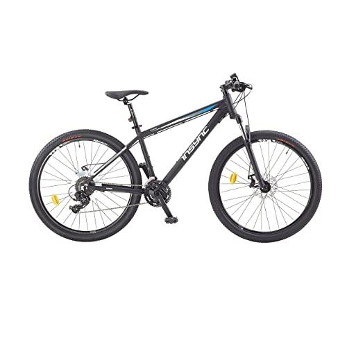 Insync Men's Zukan 27.5-Inch (650B) Front Suspension Alloy ATB 24 Speed Mountain Bike, 19-Inch Size, Black - Pogo Cycles
