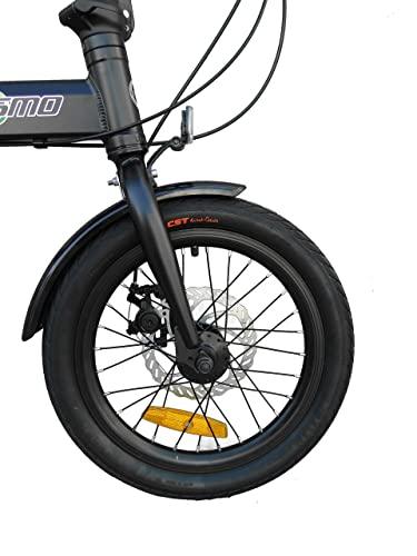 K+POP 16" Lightweight Alloy Folding City Bike Bicycle,6 SP,Dual Disc brakes - 16AF02BL - Pogo Cycles