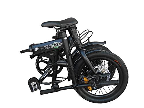 K+POP 16" Lightweight Alloy Folding City Bike Bicycle,6 SP,Dual Disc brakes - 16AF02BL - Pogo Cycles