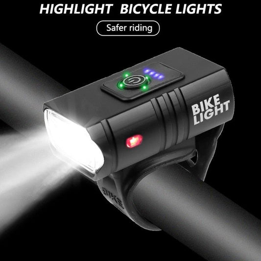 NEW LED Bicycle Light 1000LM USB Rechargeable Power Display MTB Mountain Road Bike Front Lamp Flashlight Cycling Equipment - Pogo Cycles