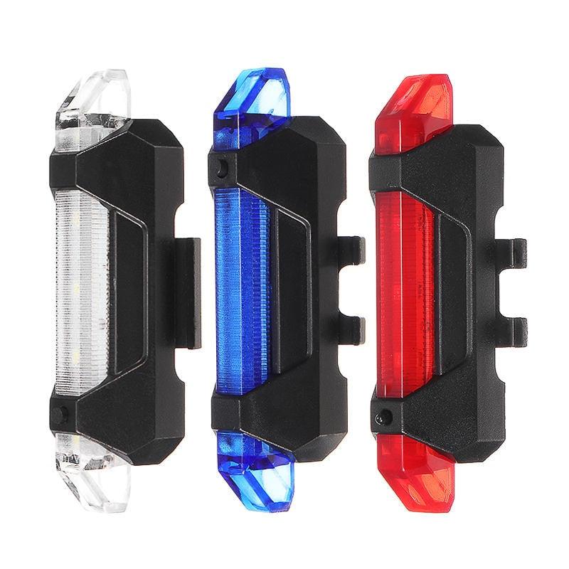 USB Rechargeable Waterproof Mountain Bike Lamp Warning Cycling Taillight Bike LED Headlight Tail Light For Electric Scooter - Pogo Cycles