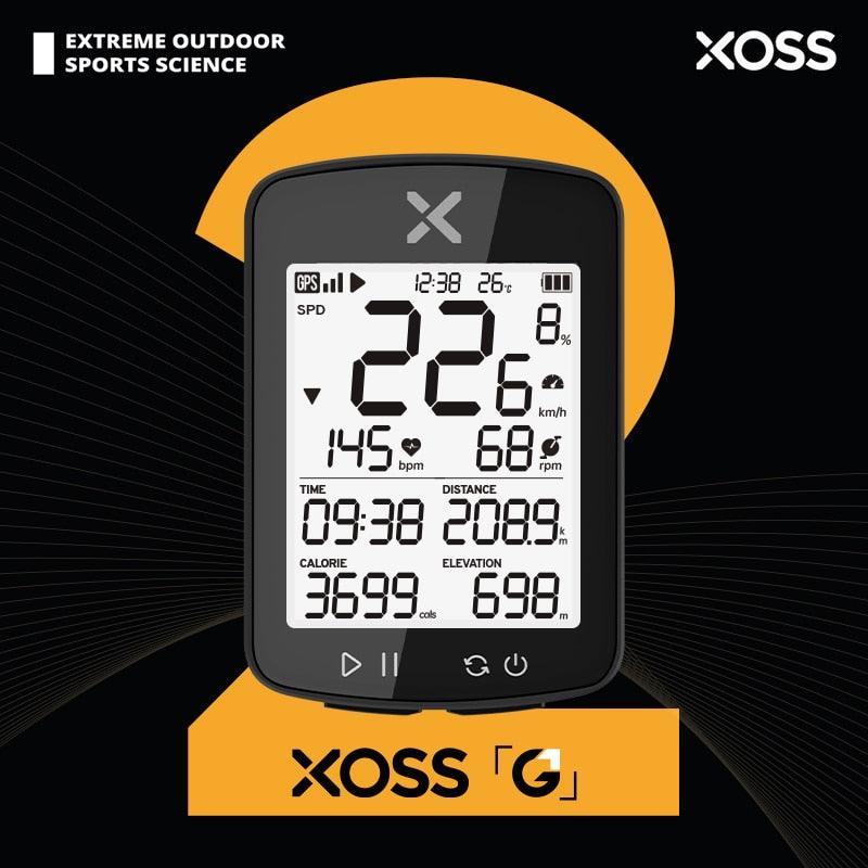XOSS G2 Bike Computer Wireless GPS Cycling Speedometer Roadbike MTB Waterproof ANT+ Cadence Speed Smart Bicycle Computer - Pogo Cycles